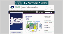 Desktop Screenshot of jes.ecsdl.org