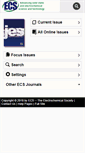 Mobile Screenshot of jes.ecsdl.org